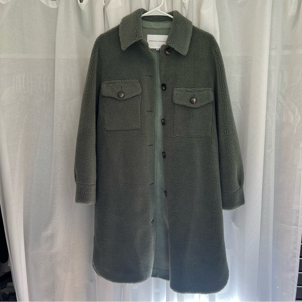 Rebecca Minkoff Long Teddy Coat